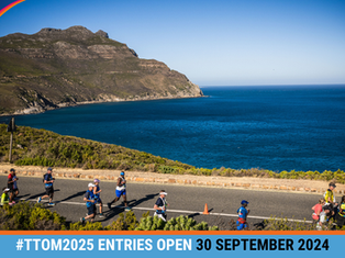 Totalsports Two Oceans Marathon 2025 entries will OPEN on Monday, 30 September 2024