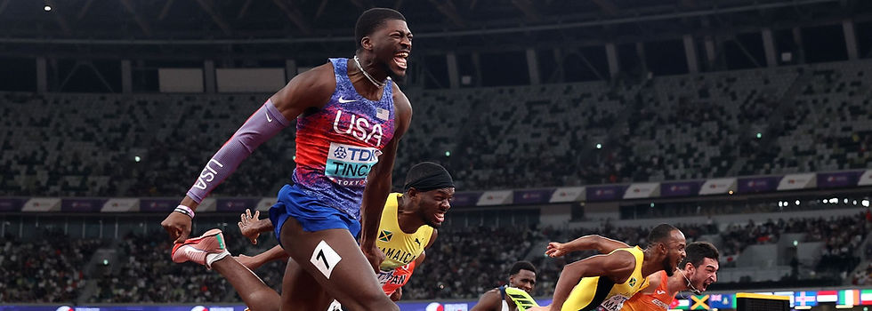 Tinch takes first global gold with 110m hurdles win in Tokyo