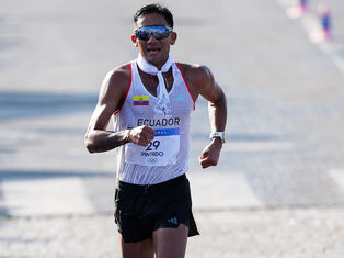 Ecuador's Brian Pintado won the men's 20km race walk at the Paris 2024 Olympics!