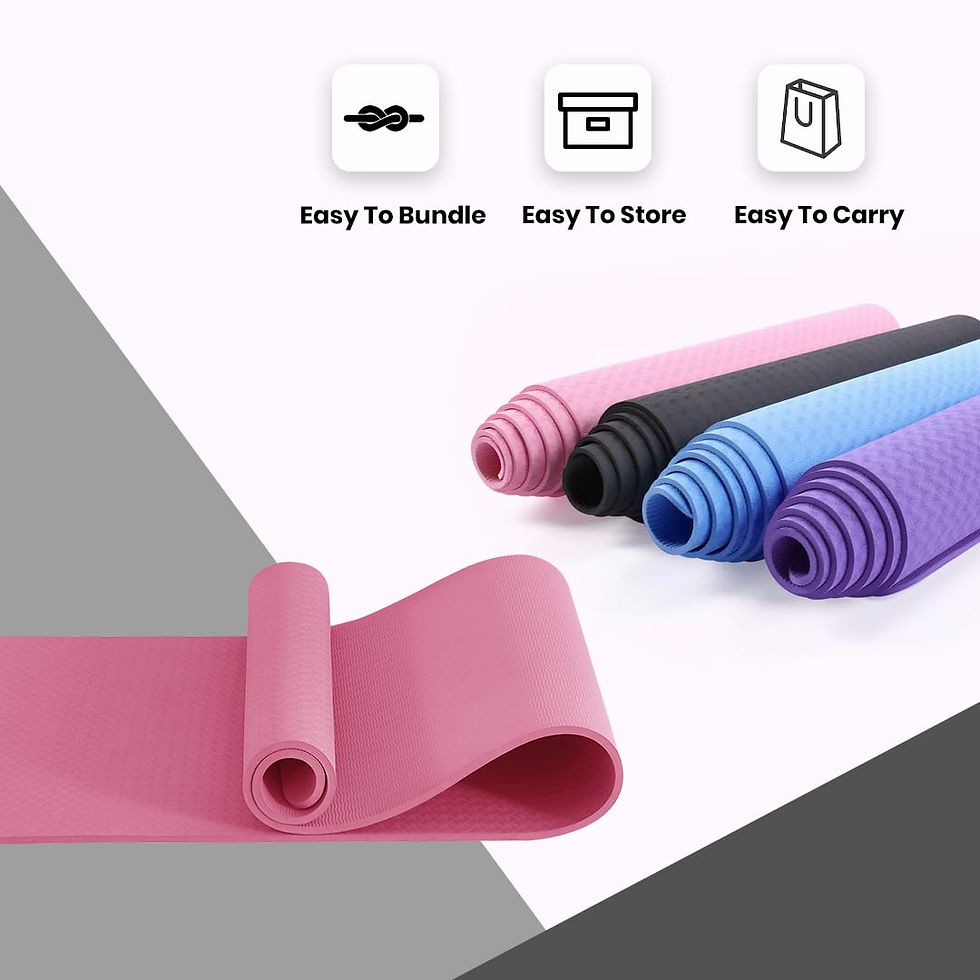 Thumbnail: Good Nite Eco-Friendly Yoga Mat – Non-Slip 6mm Pilates & Exercise Mat