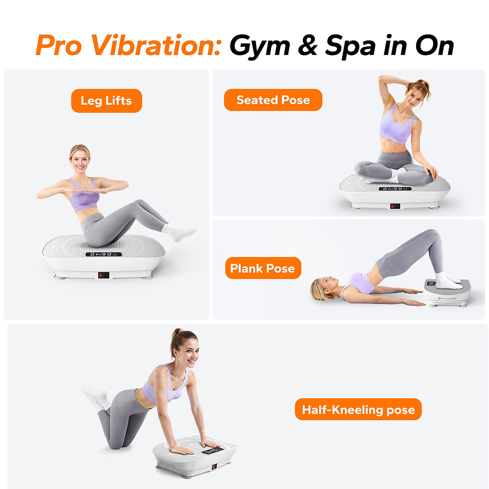 Thumbnail: MERACH CV30 Ultra-Slim Fitness Vibration Platform with Resistance Bands