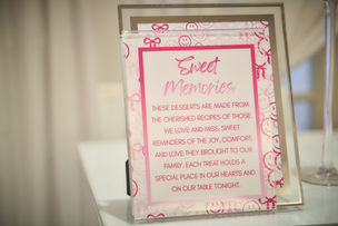 Custom Branded Menu  - Philadelphia Event Decor - Radnor Valley Country Club Bat Mitzvah 