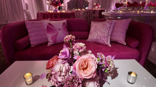 Custom Branding - Lounge Area - Philadelphia Event Decor - Radnor Valley Country Club Bat Mitzvah 