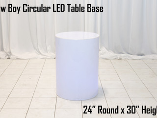 LED Round Table Base - 30"