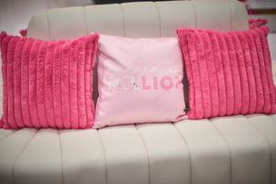 Custom Branded Pillows and Lounge Rentals - Philadelphia Event Decor - Radnor Valley Country Club Bat Mitzvah 