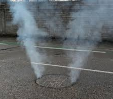 Tests fumigènes sur le réseau d'assainissement collectif