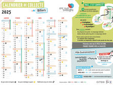 Calendrier de collecte des déchets 2025