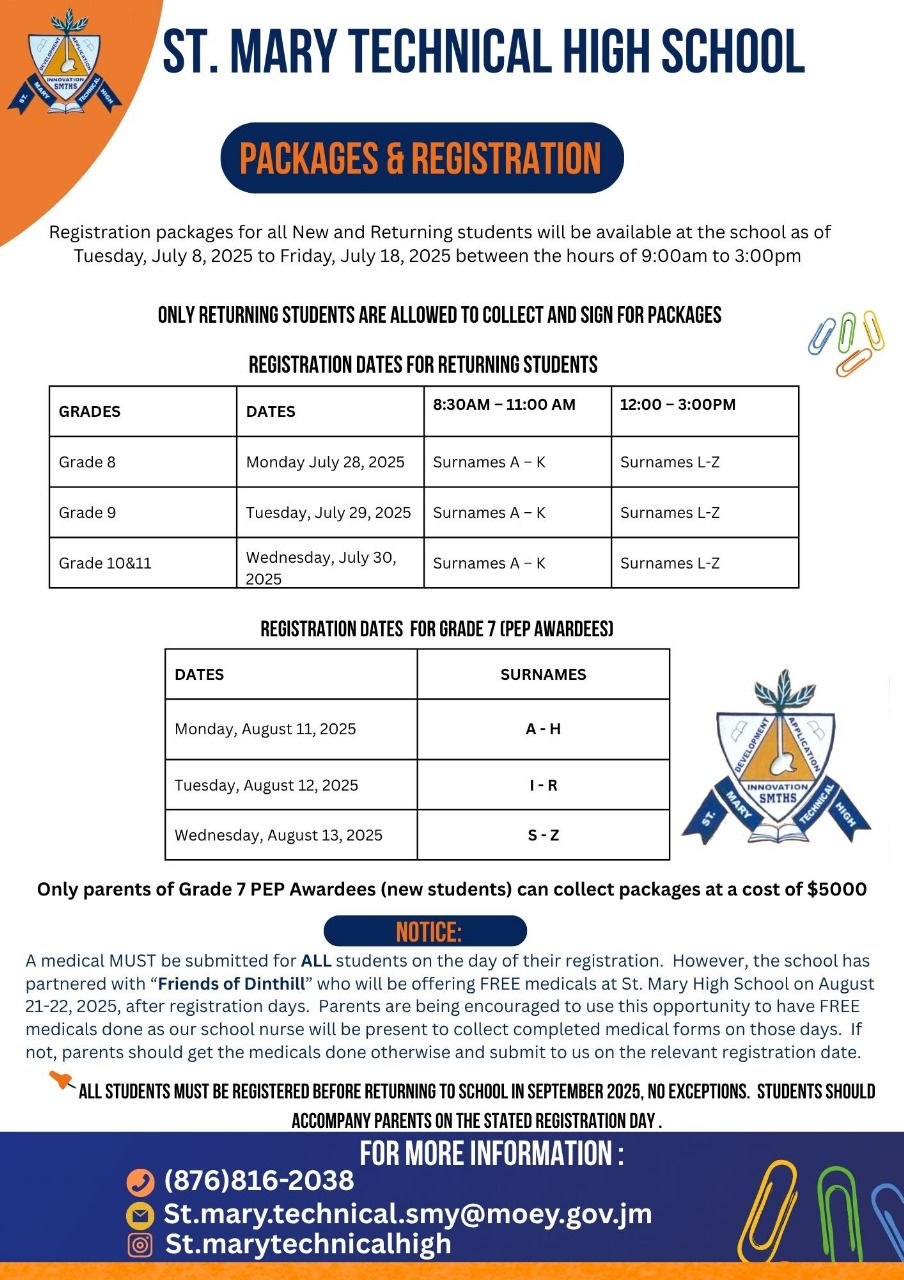 PACKAGES & REGISTRATION