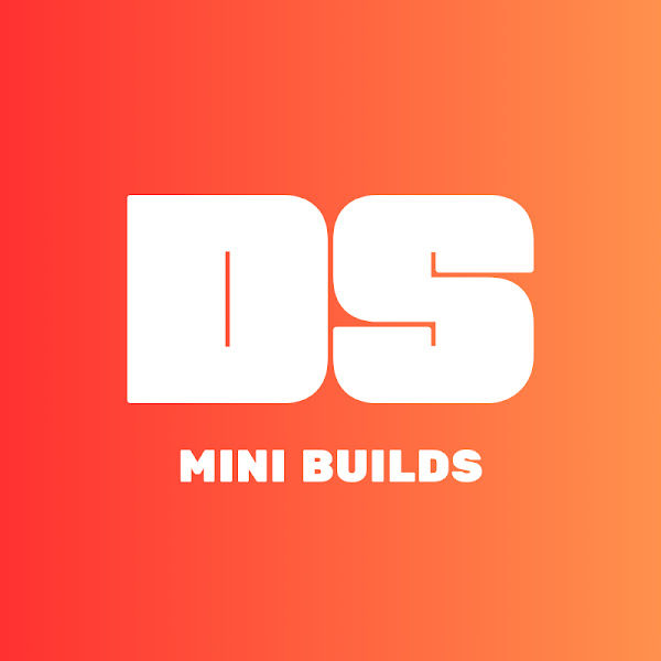 DS Mini Builds branding – handcrafted model cars, aircraft, tanks