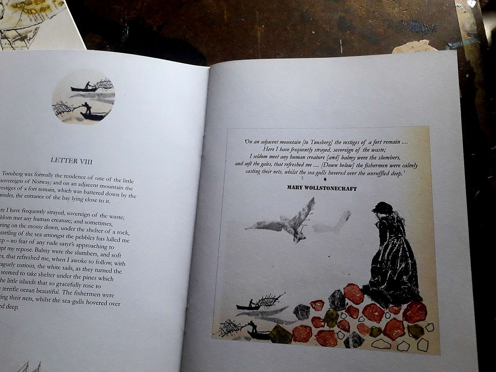 Thumbnail: Ghost Ship: an art project inspired by Mary Wollstonecraft's Letters from Norway