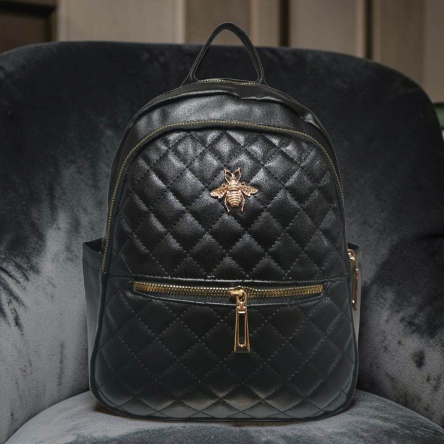 Quilted Backpack 