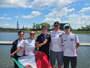 Conquista el tamaulipeco Diego Popa oro y plata en el Panamericano de Canotaje