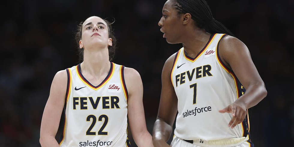 Caitlin Clark está bien tras abandonar partido por susto de lesión