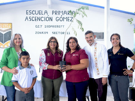 Transforma SEDUMA espacios escolares  como parte de la Agenda Ambiental