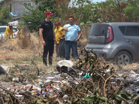 Previene SEDUMA inundaciones, enfermedades e incendios causados por tiraderos clandestinos