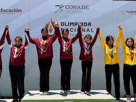 Tamaulipas “se llena” de oro en el tiro con arco femenil de la Olimpiada Nacional