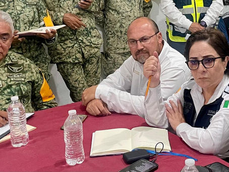 Llega coordinadora nacional de PC al sur de Tamaulipas ante emergencia por lluvias
