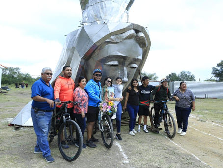 Antes de su inauguración, se incrementan visitas a la Virgen monumental de El Chorrito