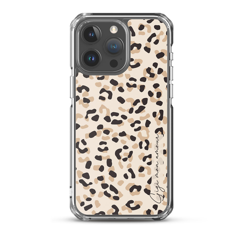 Miniature : Coque iPhone® Beige Léo