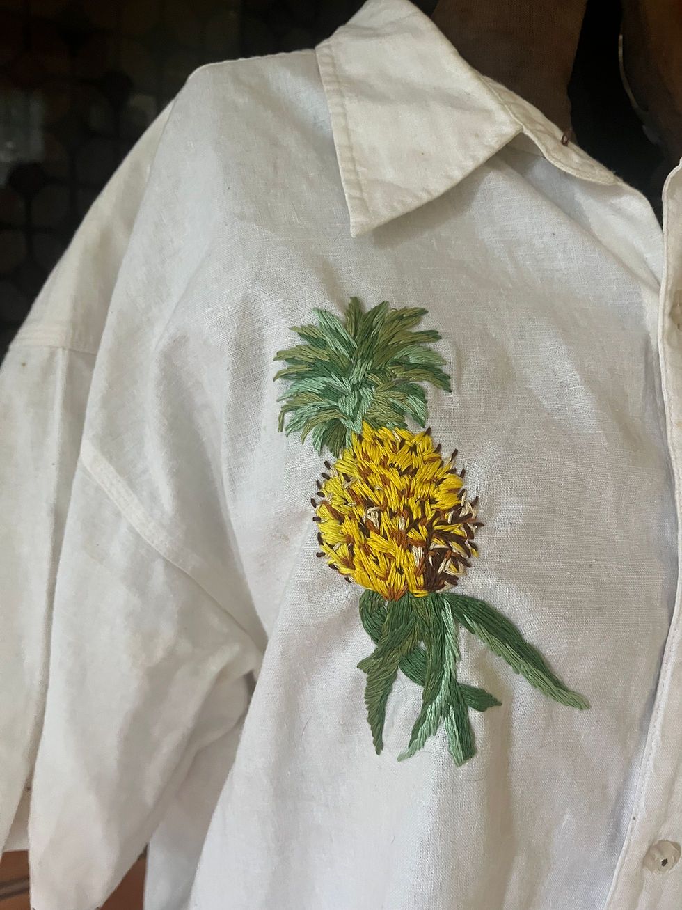Thumbnail: Unisex L: Cabana Linen Shirt 