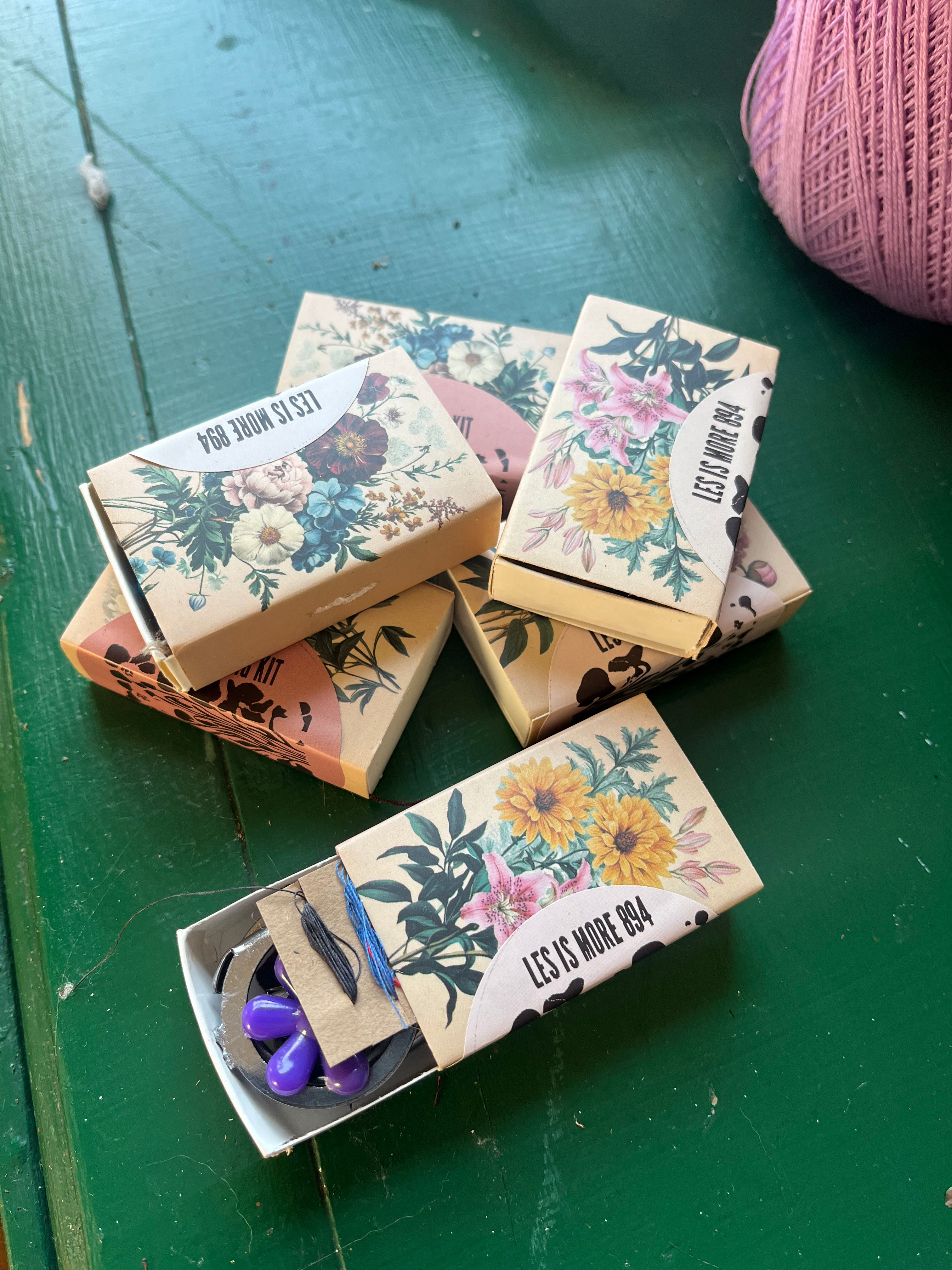 Mini Matchbox Sewing Kit 