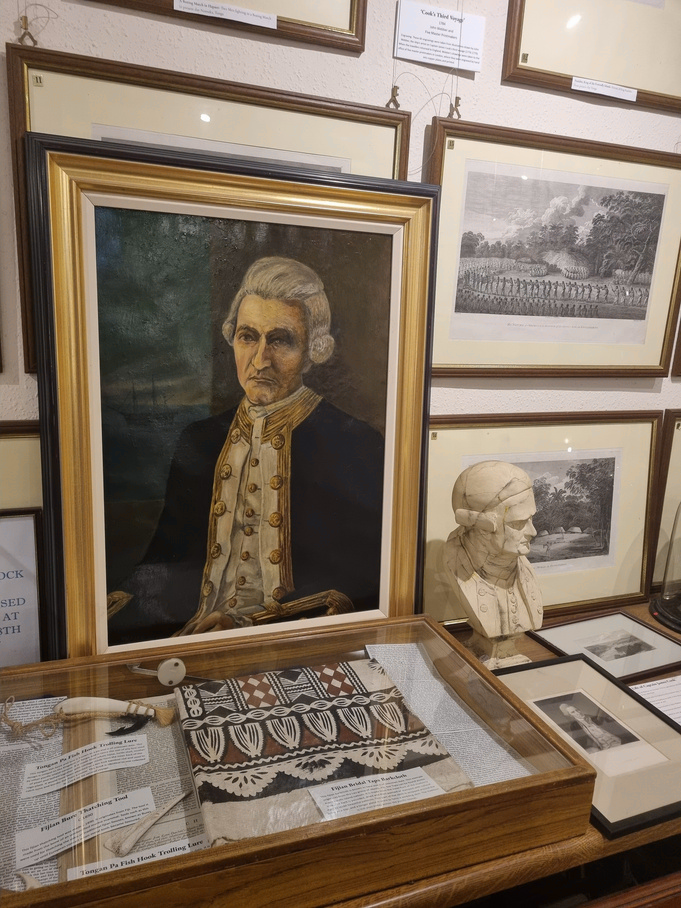 A Very Stern Captain Cook Returns Home