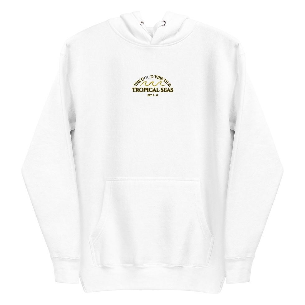 Miniatura: Tropical Seas Center Waves Hoodie