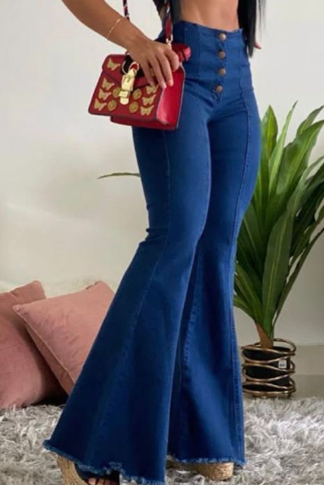 telas para hacer pantalón campana