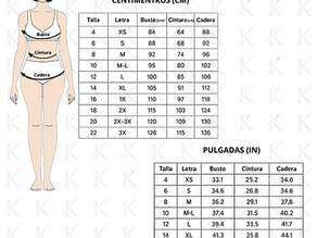 Cómo hacer tu tabla de medidas para mujer