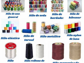 hilos para coser
