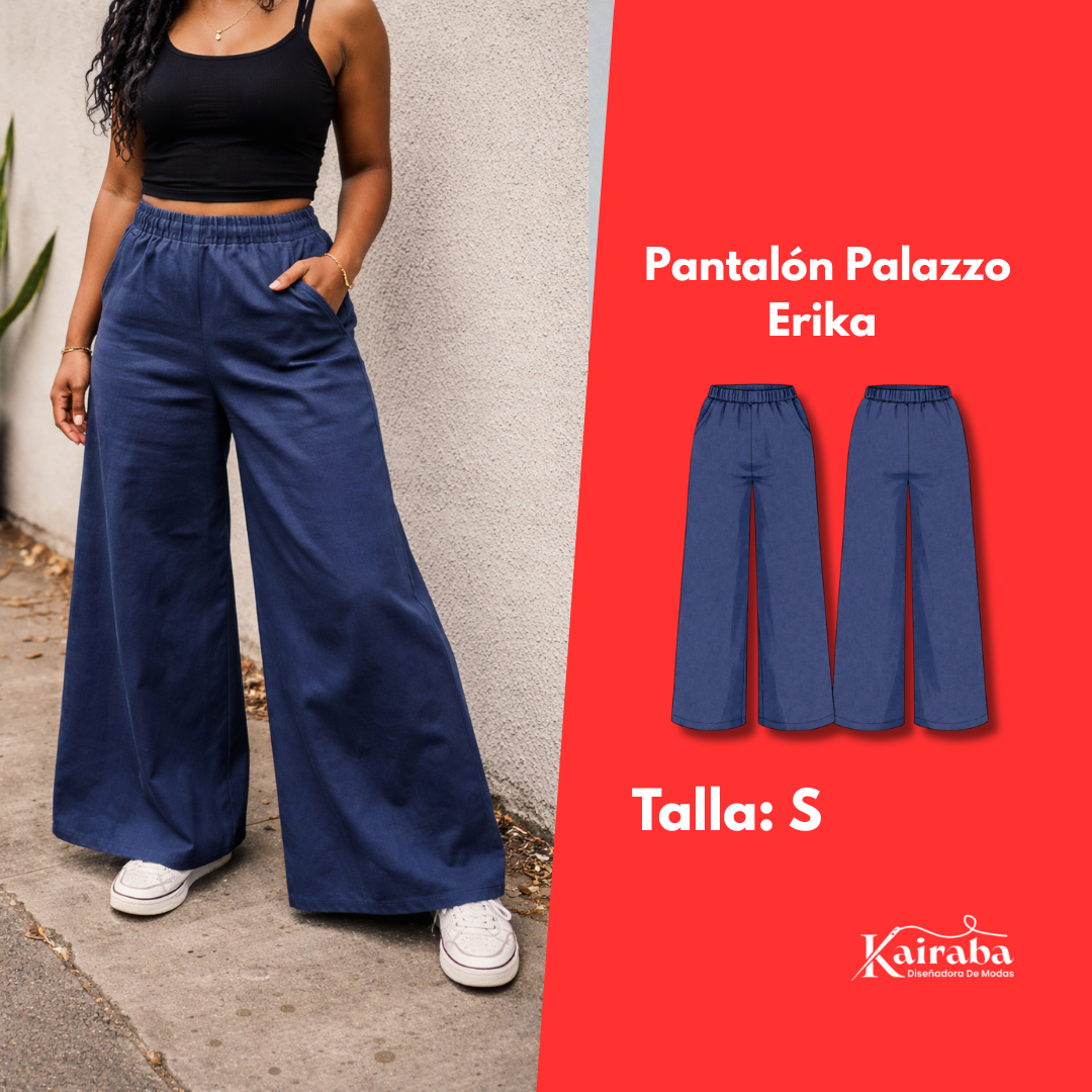 pantalón tipo palazzo