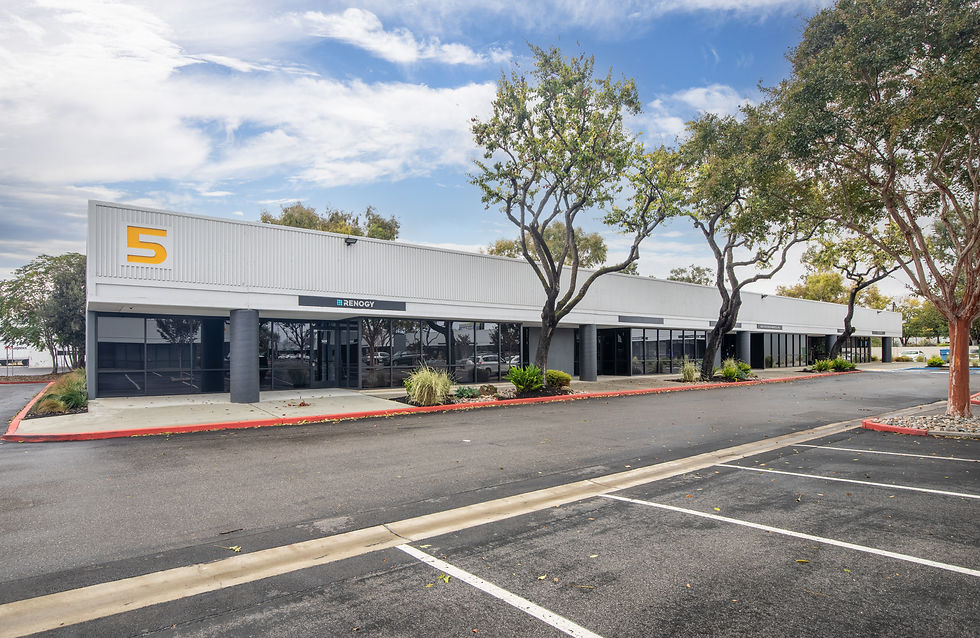 Exterior photo of Montague Exchange, formerly known as PacTrust Business Center, in San Jose, CA.