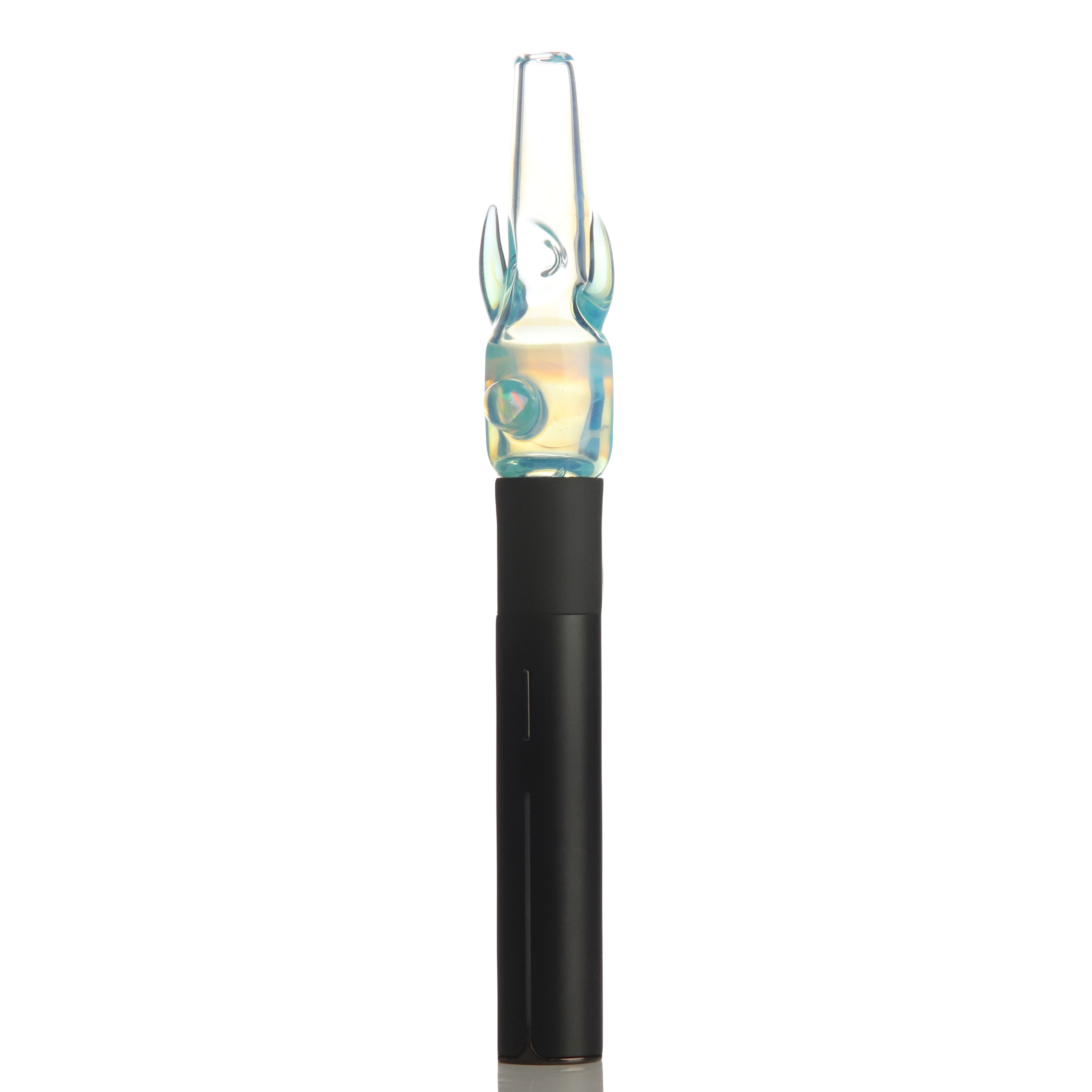 Magizle Glass Puffco Pivot Mouthpiece Dual Horn with Opal