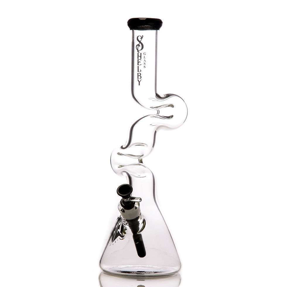 Thumbnail: 17" Shelby Glass Zong beaker waterpipe