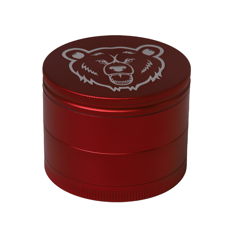 Thumbnail: Bear Quartz 60mm 4-Piece Aluminum Grinder