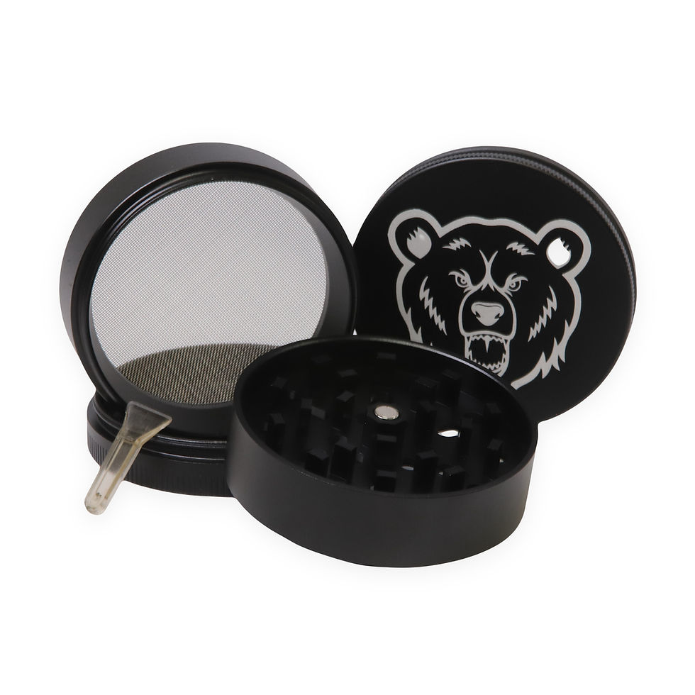 Thumbnail: Bear Quartz 60mm 4-Piece Aluminum Grinder
