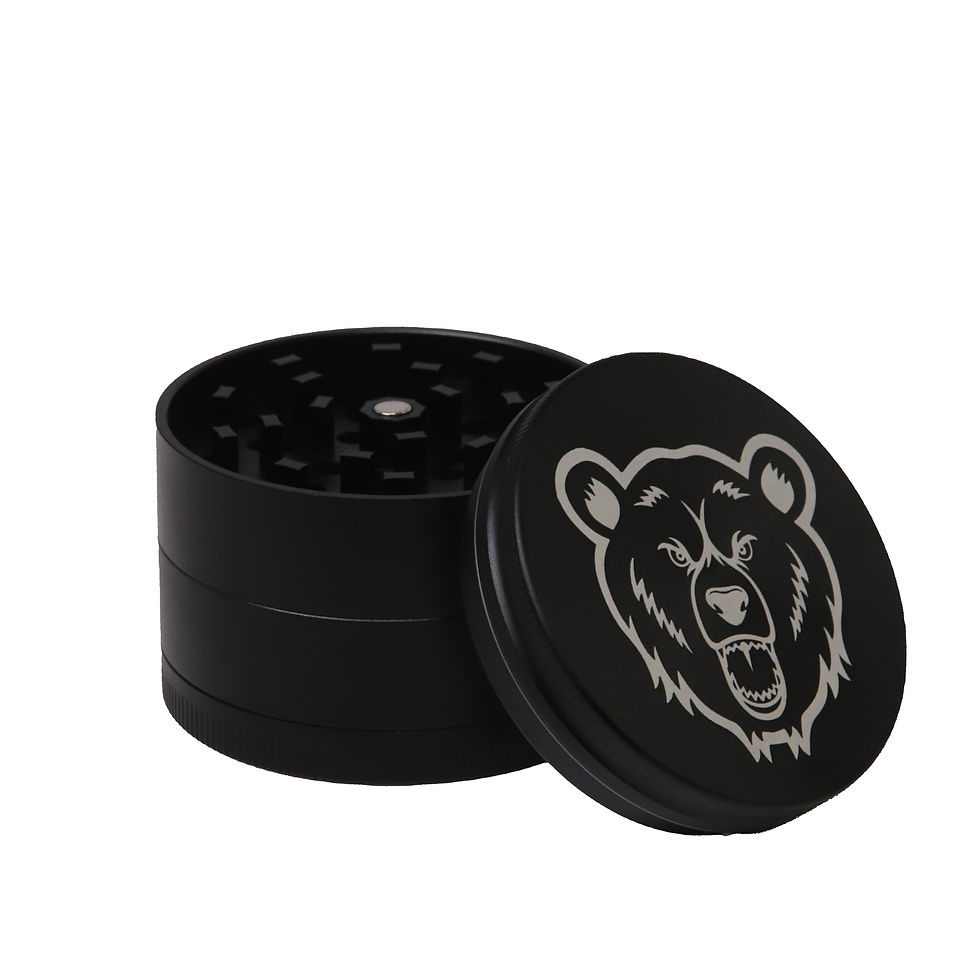 Bear Quartz 60mm 4-Piece Aluminum Grinder