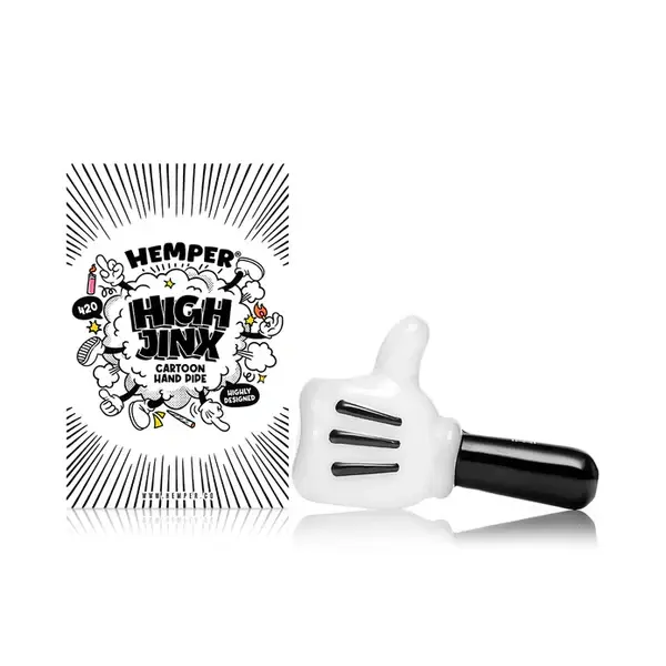Hemper High Jinx Cartoon Hand Pipe | Bear Quartz