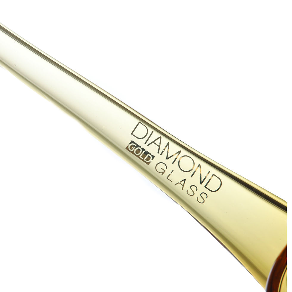 Thumbnail: 6" Diamond Glass Sherlock Hand pipe