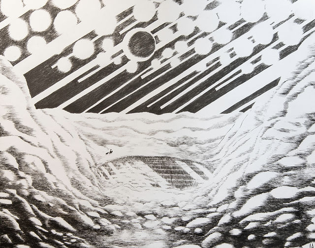 Meteor Shower Drawing