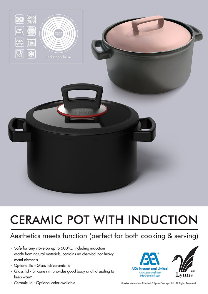 Ceramic Pot With Induction Perfect for both cooking and serving