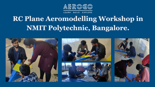 RC Plane Aeromodelling Workshop in NMIT Polytechnic, Bangalore.