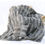 Thumbnail: Rabbit Fur Blanket in Natural Grey