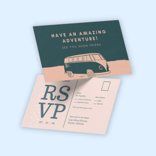 Unique Post Card Custom Post Card | Myperfectpack