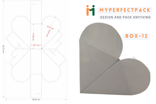 Ready To Use Box Heart Shape Box Myperfectpack Ready To Use Box Heart Shape Box Myperfectpack