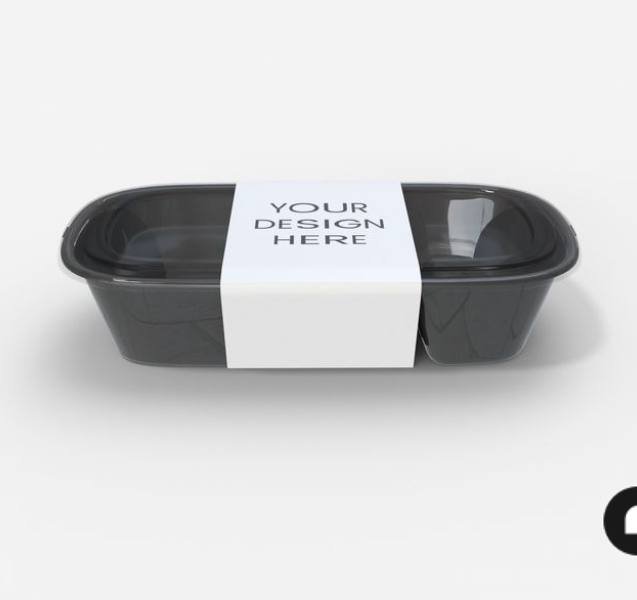 Plastic Box Sleeve Mockup