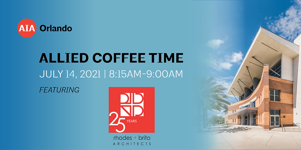 Allied Coffee Time featuring Rhodes+Brito Architects