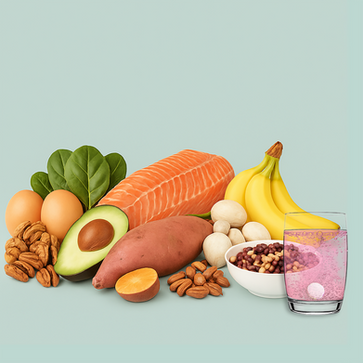 Biotin rich food source and biotin supplement