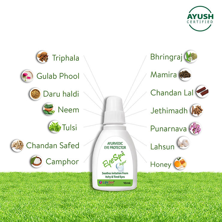 EyeSpa Ayur, Ayurvedic Eye drops. Herbal product, Herbal Eye Drops, Eye Care Tips