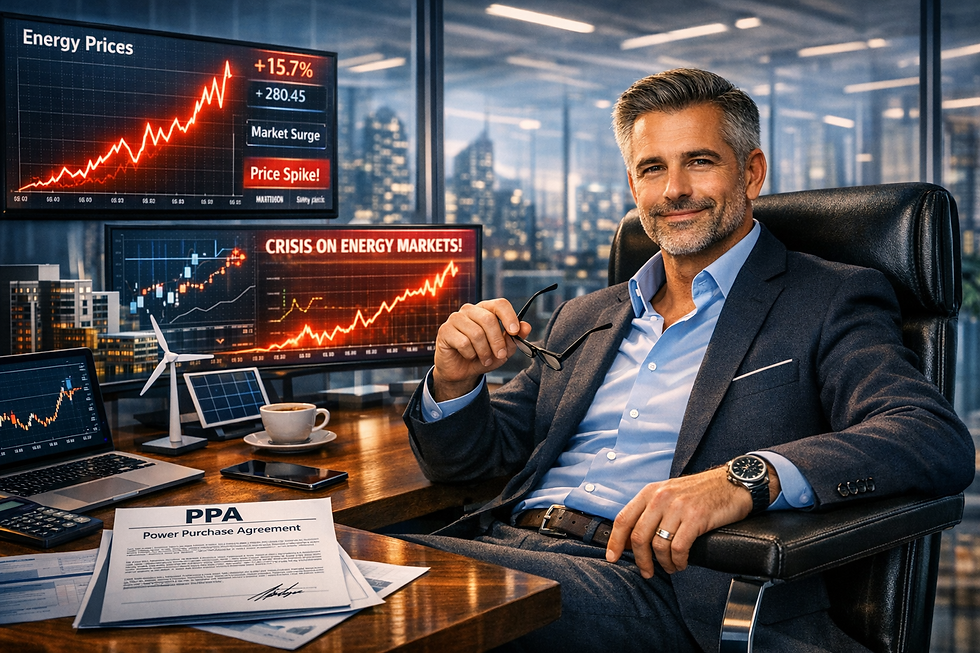 Energiemanager mit PPA und strategischem Energieeinkauf